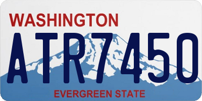WA license plate ATR7450
