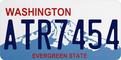 WA license plate ATR7454