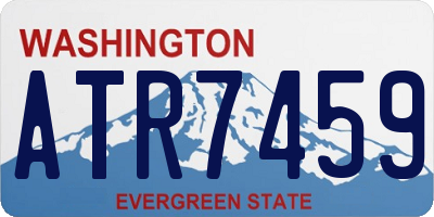 WA license plate ATR7459