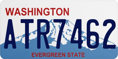 WA license plate ATR7462