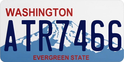 WA license plate ATR7466