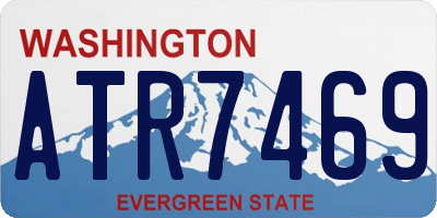WA license plate ATR7469