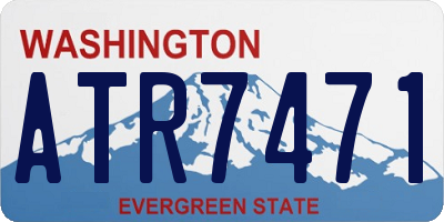 WA license plate ATR7471
