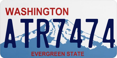 WA license plate ATR7474