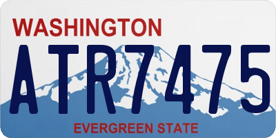 WA license plate ATR7475
