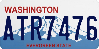 WA license plate ATR7476