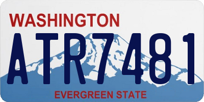 WA license plate ATR7481