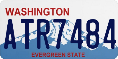 WA license plate ATR7484