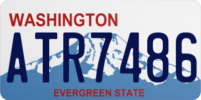 WA license plate ATR7486