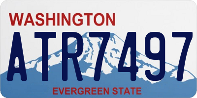 WA license plate ATR7497