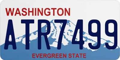 WA license plate ATR7499