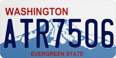 WA license plate ATR7506