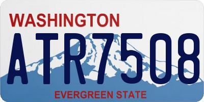 WA license plate ATR7508