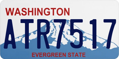 WA license plate ATR7517