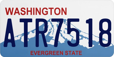 WA license plate ATR7518