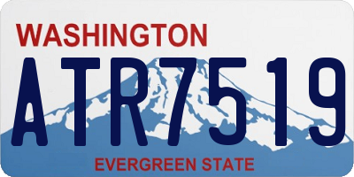 WA license plate ATR7519