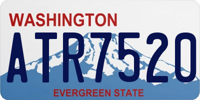 WA license plate ATR7520