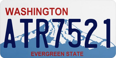 WA license plate ATR7521