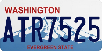 WA license plate ATR7525