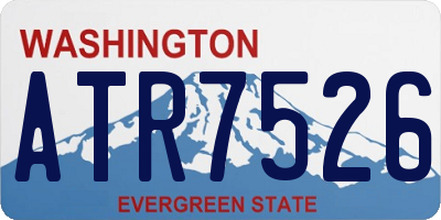 WA license plate ATR7526