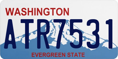 WA license plate ATR7531