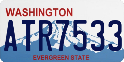 WA license plate ATR7533