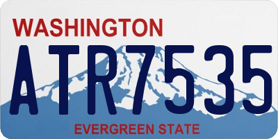 WA license plate ATR7535