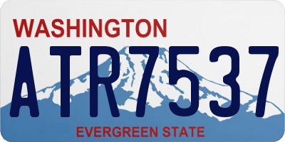 WA license plate ATR7537