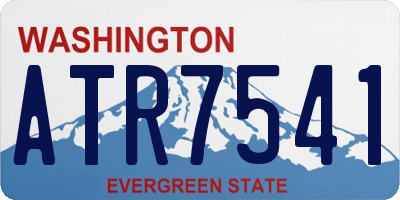 WA license plate ATR7541