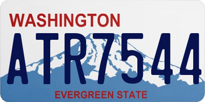 WA license plate ATR7544