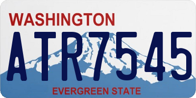 WA license plate ATR7545
