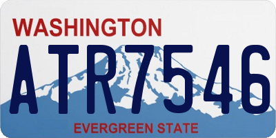 WA license plate ATR7546