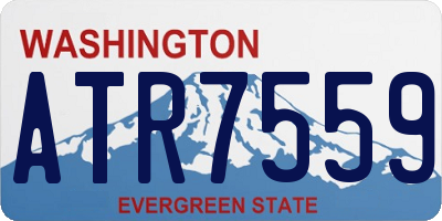WA license plate ATR7559