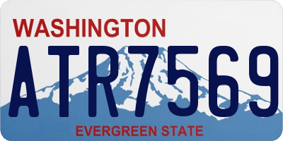 WA license plate ATR7569
