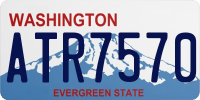 WA license plate ATR7570