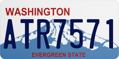 WA license plate ATR7571