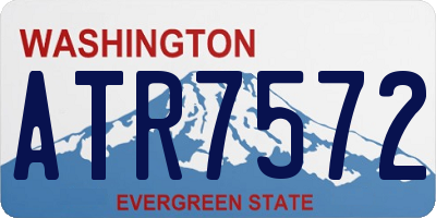 WA license plate ATR7572