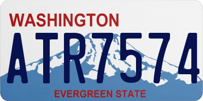 WA license plate ATR7574