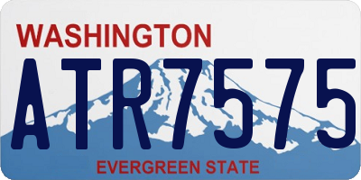 WA license plate ATR7575