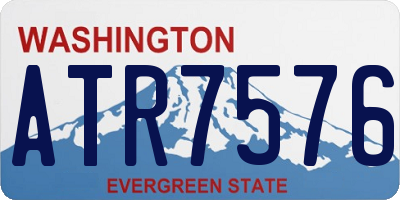 WA license plate ATR7576