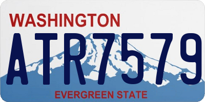 WA license plate ATR7579