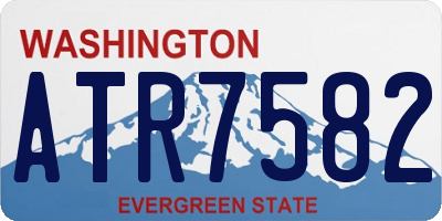 WA license plate ATR7582