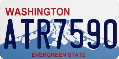 WA license plate ATR7590