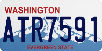 WA license plate ATR7591