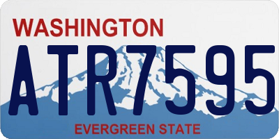 WA license plate ATR7595