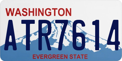 WA license plate ATR7614