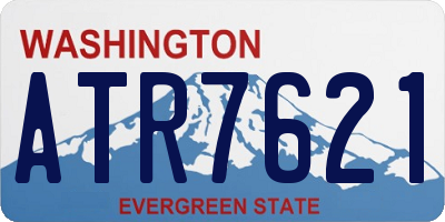 WA license plate ATR7621