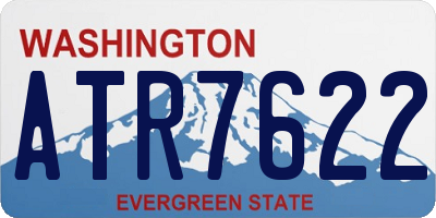 WA license plate ATR7622