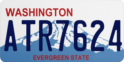 WA license plate ATR7624