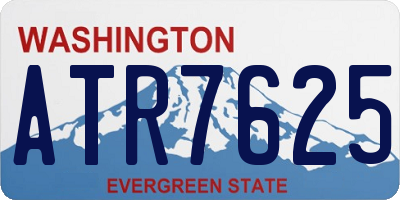 WA license plate ATR7625